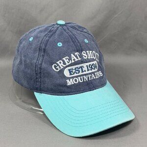 Great Smoky Mountains Strapback Hat Tennessee North Carolina Souvenir Dad Mens